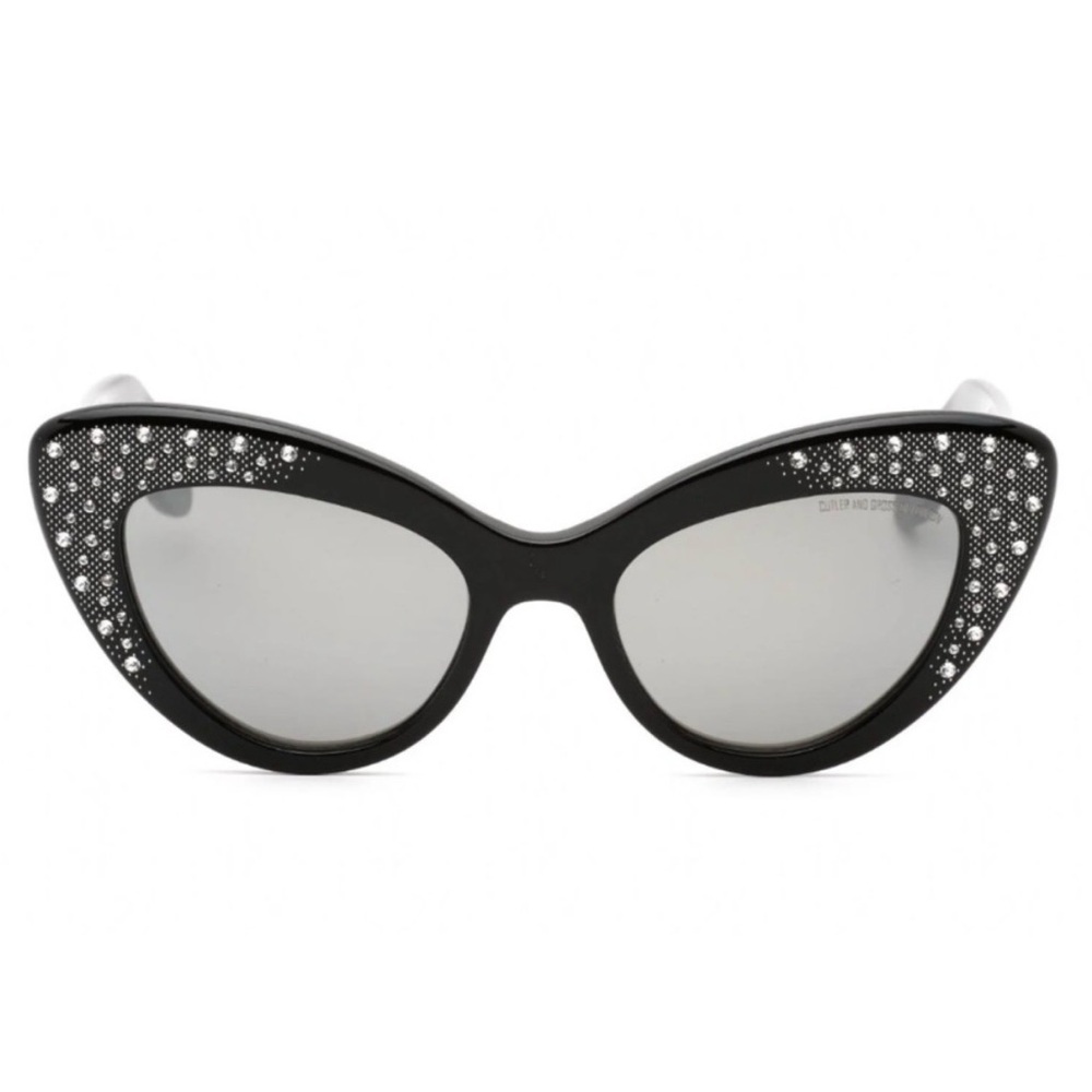 🇺🇸Cutler And Gross Glamorous Black Cat-Eye Sunglasses
